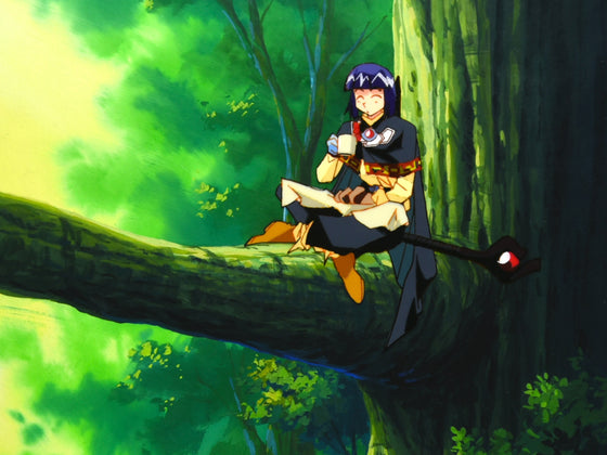 Slayers - Xellos having lunch on a tree branch - Key Master Setup w/ Douga & Concept