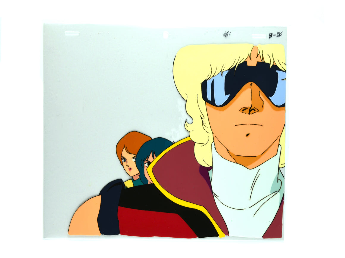 Mobile Suit Zeta Gundam - Quattro, Kamille, and Lecoa  - 2-layer Production Cel