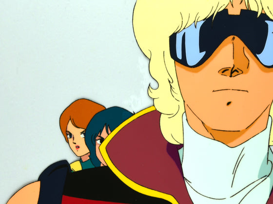 Mobile Suit Zeta Gundam - Quattro, Kamille, and Lecoa  - 2-layer Production Cel