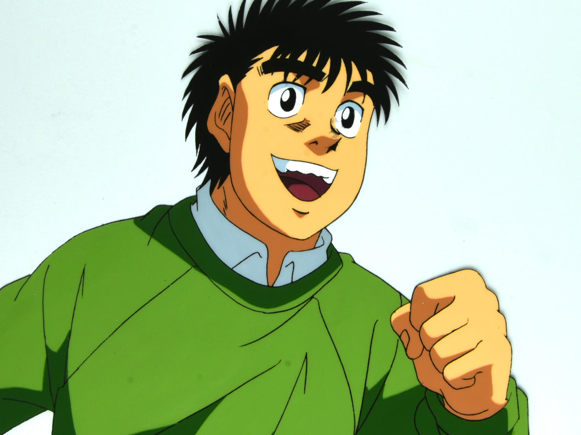 Hajime no Ippo - Ippo - 1-layer Production Cel w/ Douga