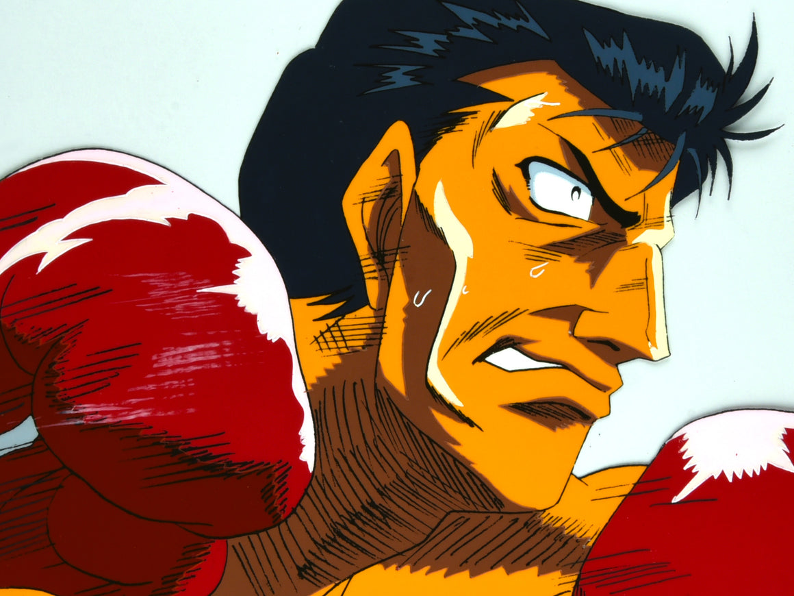 Hajime no Ippo - Yajima Yoshiaki - 1-layer Production Cel w/ Douga