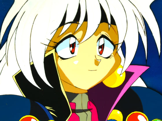 Slayers - Lina Inverse with White Hair - 1-layer Production Cel w/ Douga Sketch