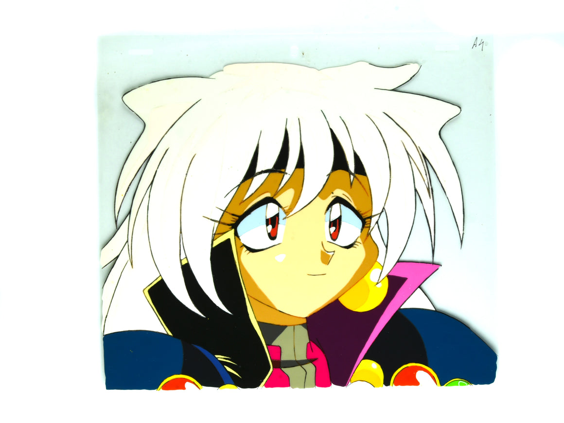 Slayers - Lina Inverse with White Hair - 1-layer Production Cel w/ Douga Sketch