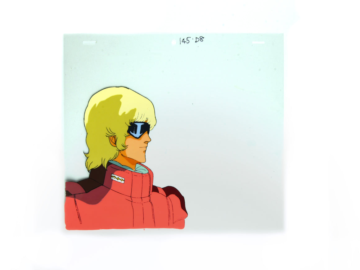 Mobile Suit Zeta Gundam - Quattro in pilot suit - 1-layer Production Cel w/ Copy Background
