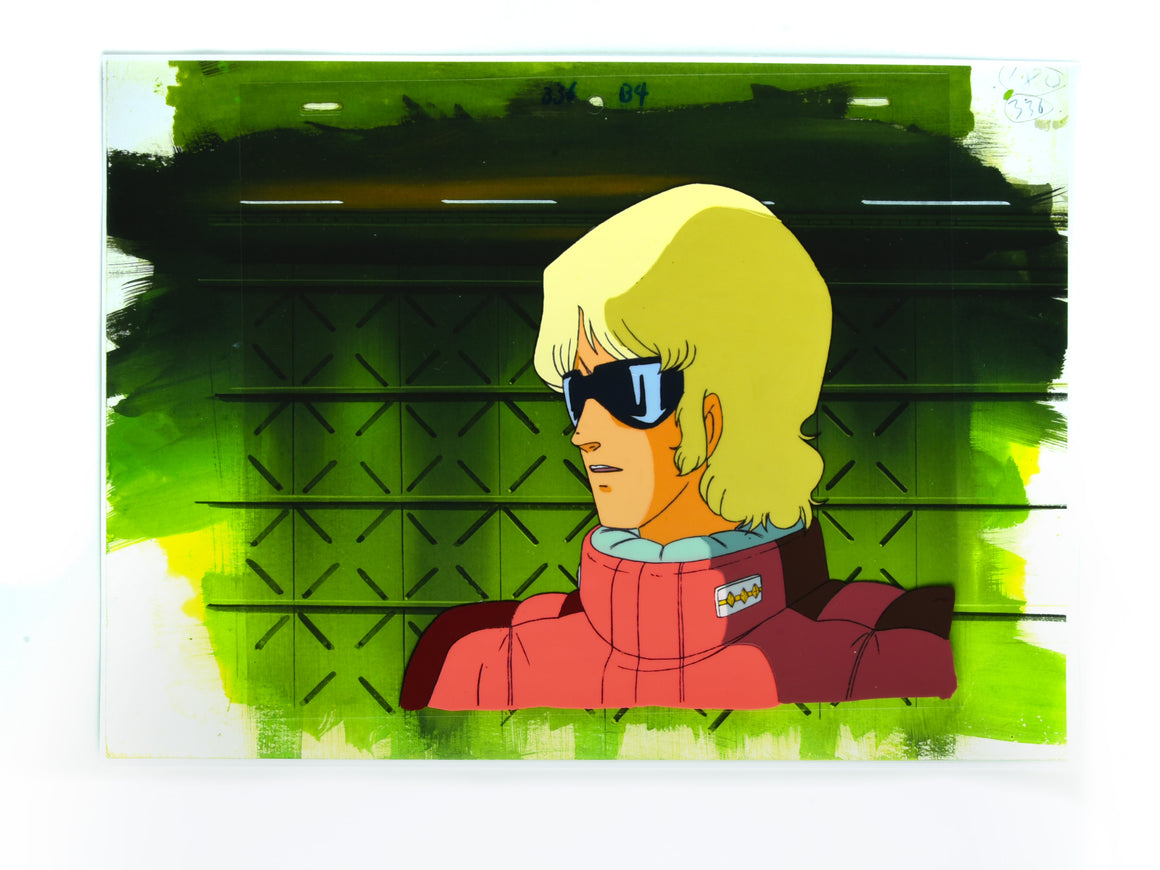 Mobile Suit Zeta Gundam - Quattro in pilot suit - 1-layer Production Cel w/ Copy Background