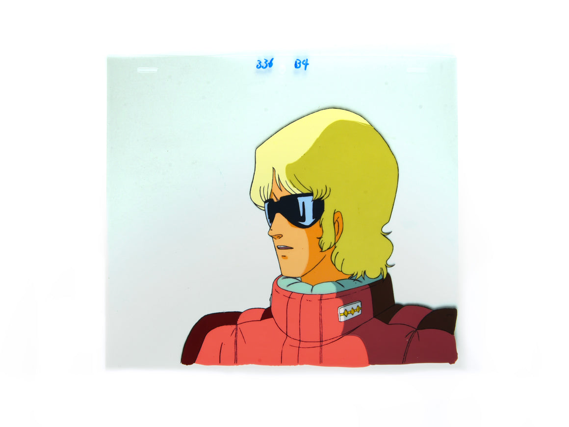 Mobile Suit Zeta Gundam - Quattro in pilot suit - 1-layer Production Cel w/ Copy Background