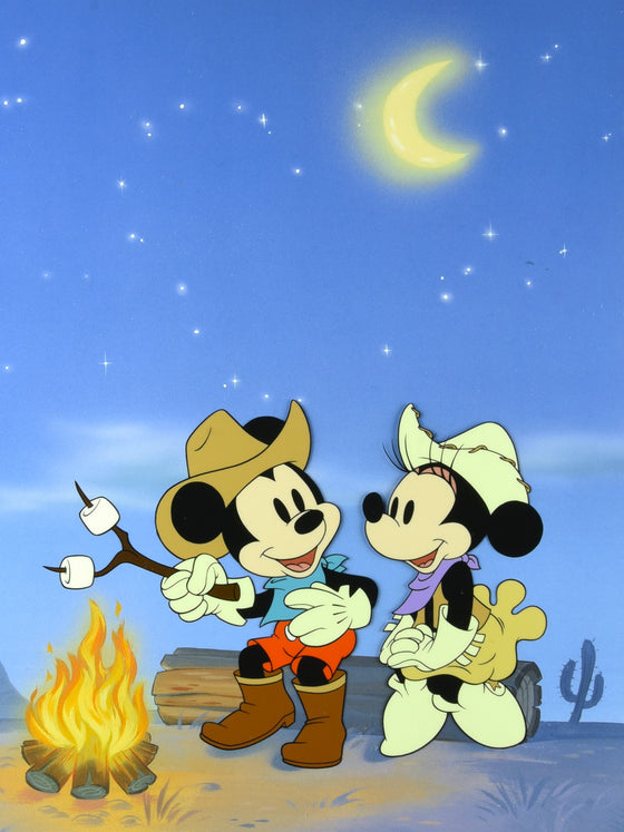 Mickey Mouse - "Romance on the Range" - Hand-painted Production Color Model Cel