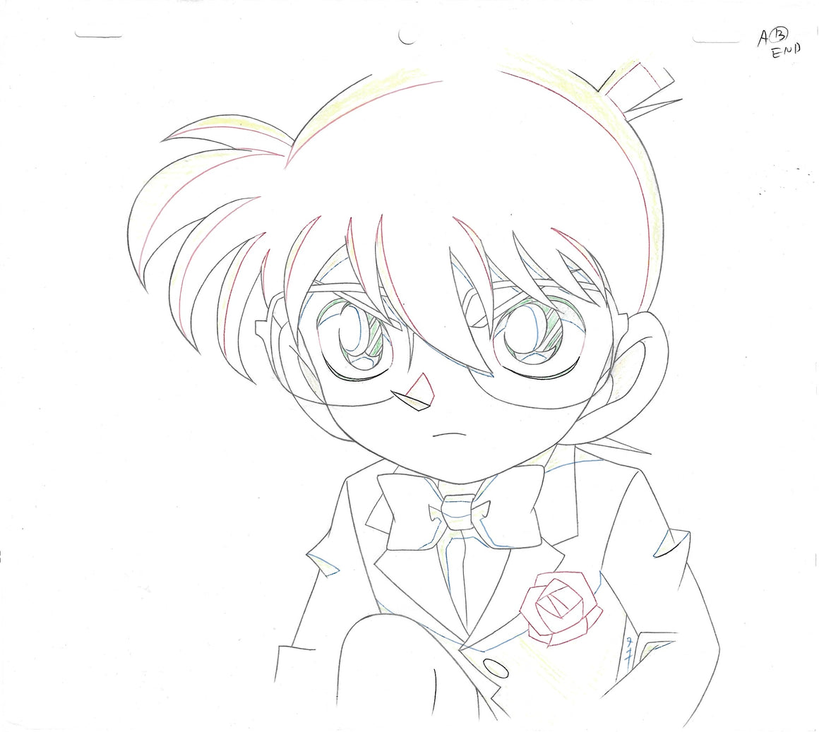 Detective Conan - Edogawa Conan close-up - Key Master Setup w/ Douga