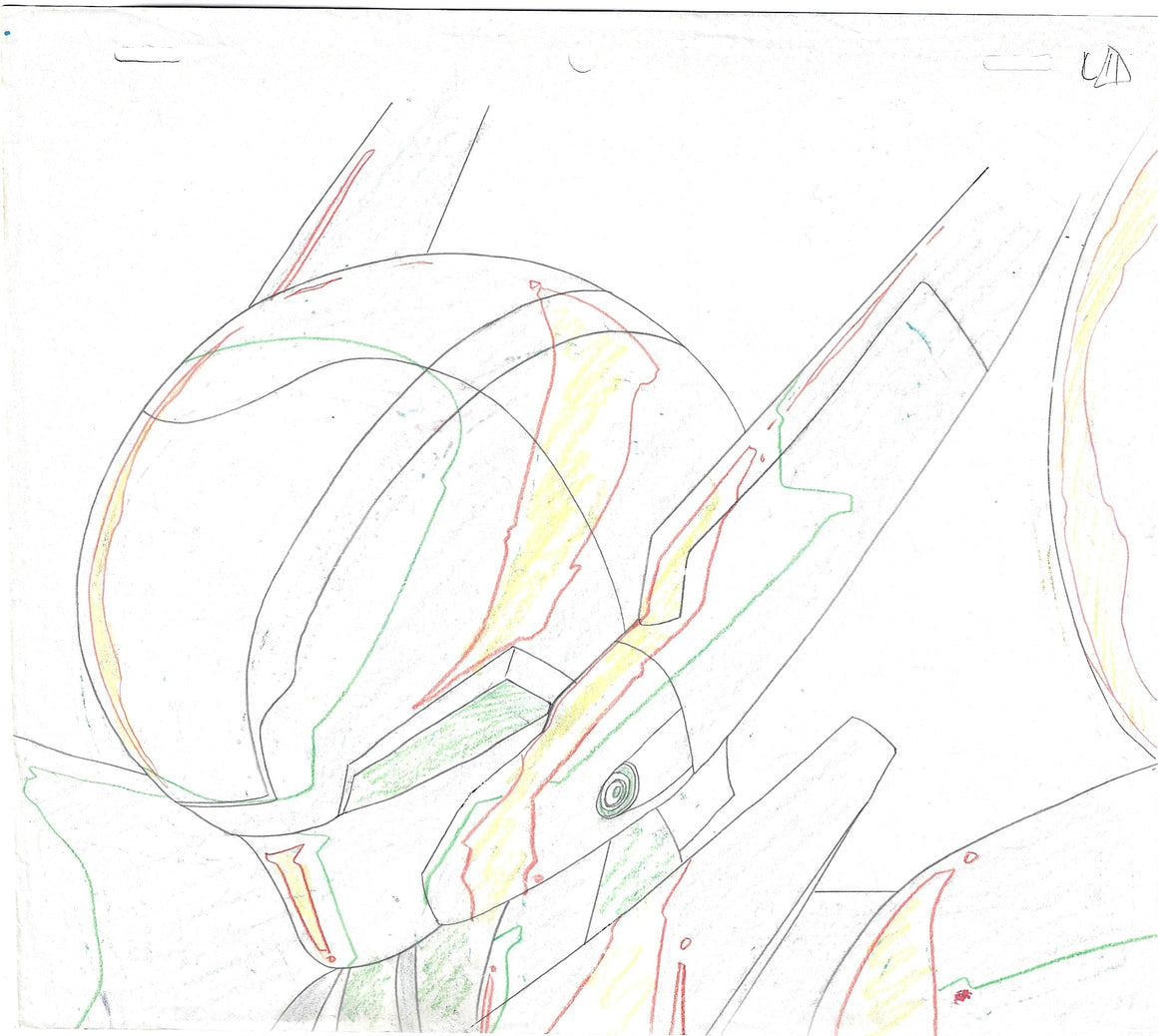 Bubblegum Crisis - Priss close-up - 1-layer Cel w/ Douga