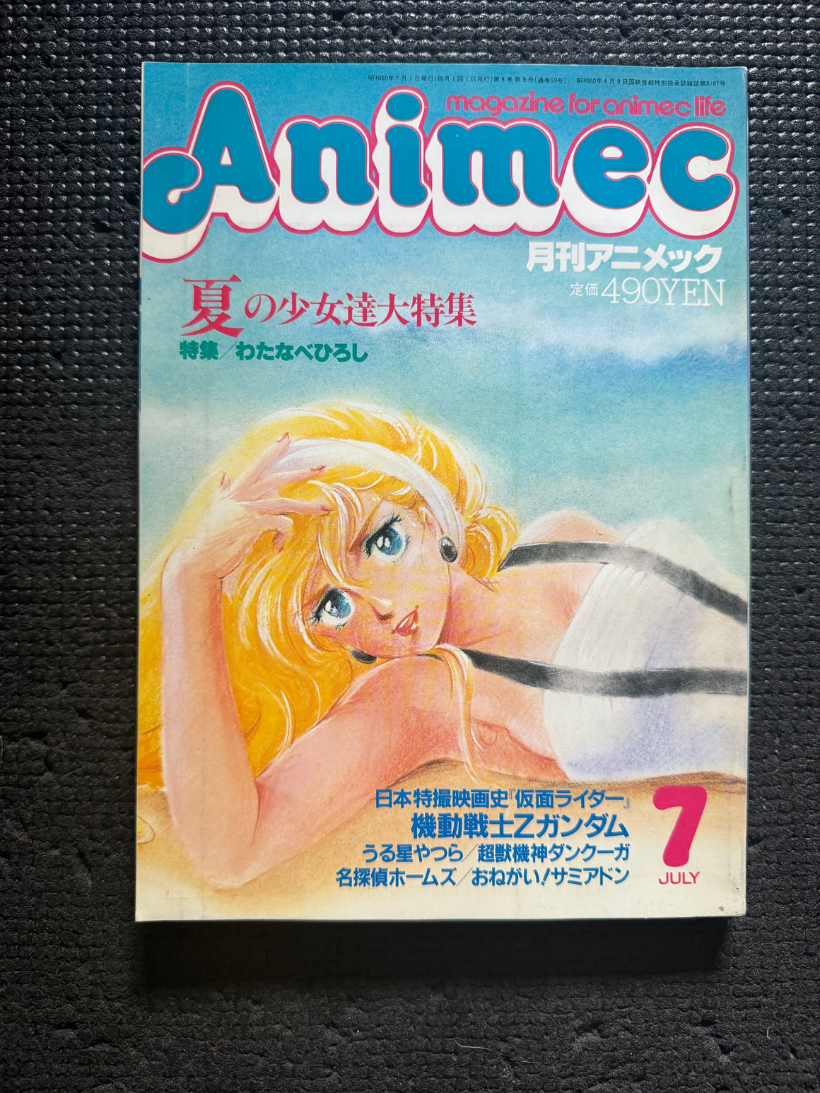 Mobile Suit Zeta Gundam - Fa Yuiry and Lila Milla Rira in Swimsuits - Original Official Illustration by Kobayashi Toshimitsu