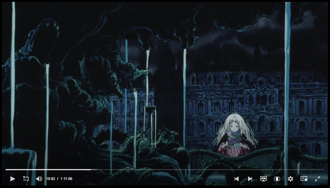 Angel's Egg - The Girl at the fountain - Movie-size Key Master Setup