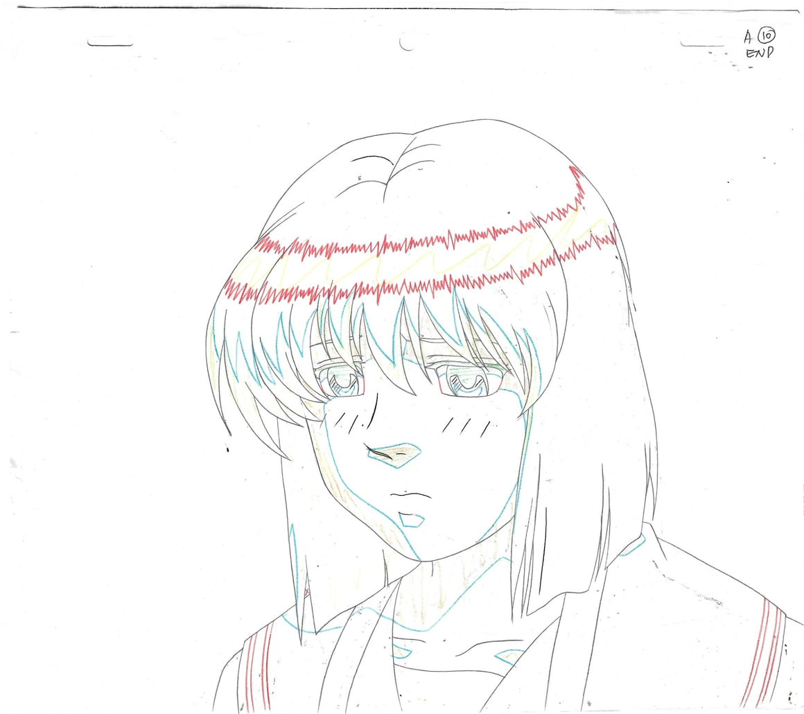 Hajime no Ippo - Mashiba Kumi - 1-layer Production Cel w/ Douga