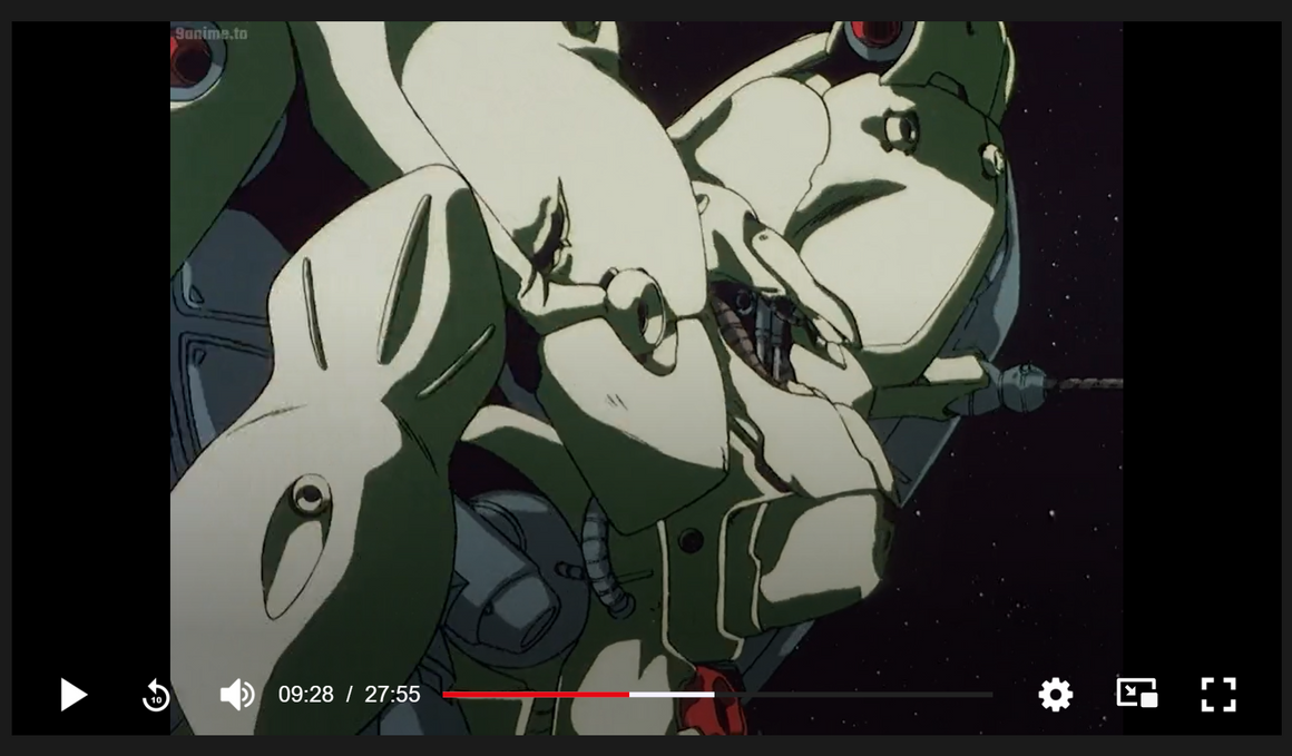 Mobile Suit Gundam 0083: Stardust Memory - Neue Ziel - 1-layer Production Cel w/ Copy Background