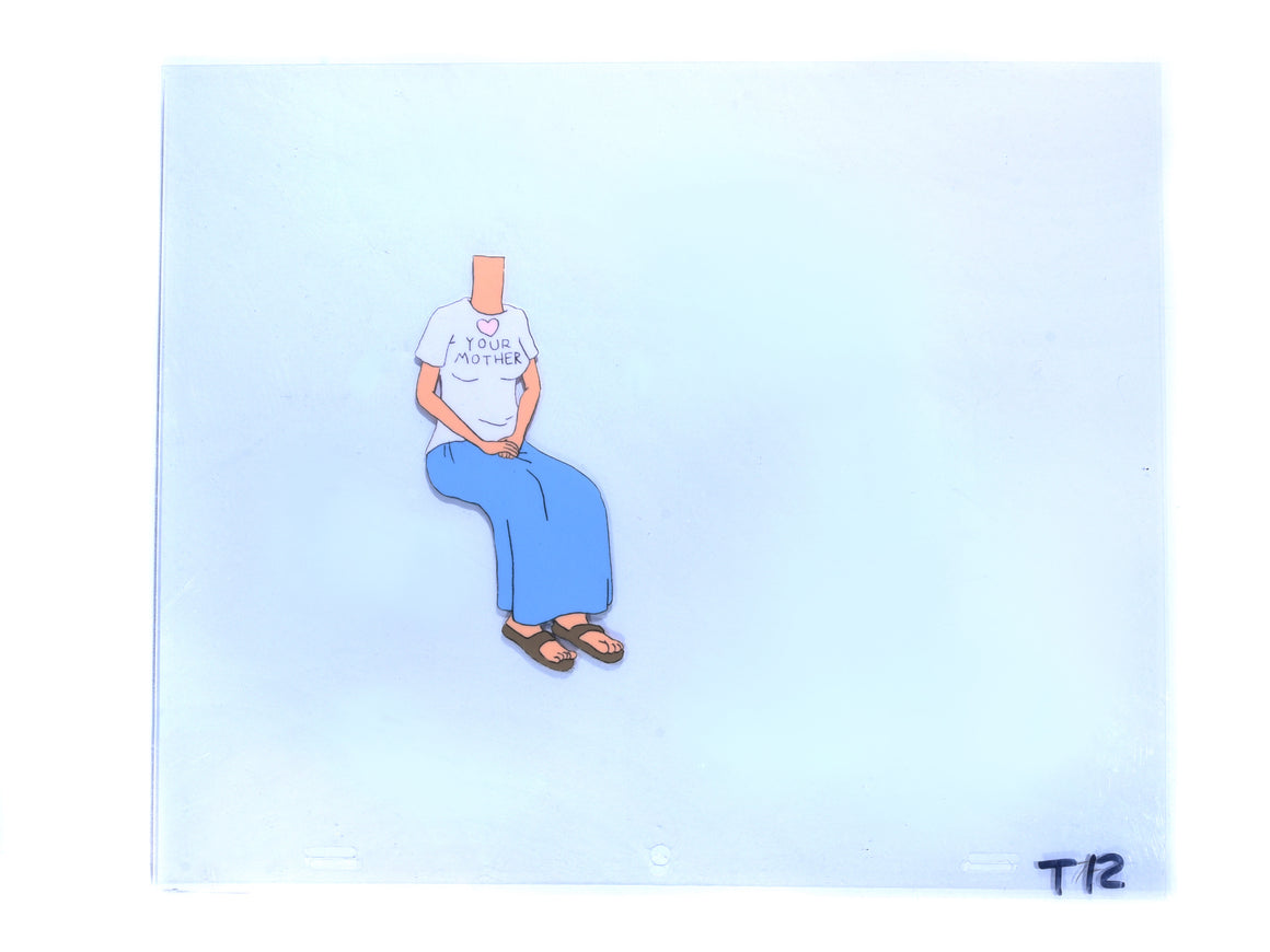 Beavis and Butt-Head - Meeting with Tanya - 4-layer Production Cel w/ Printed Background