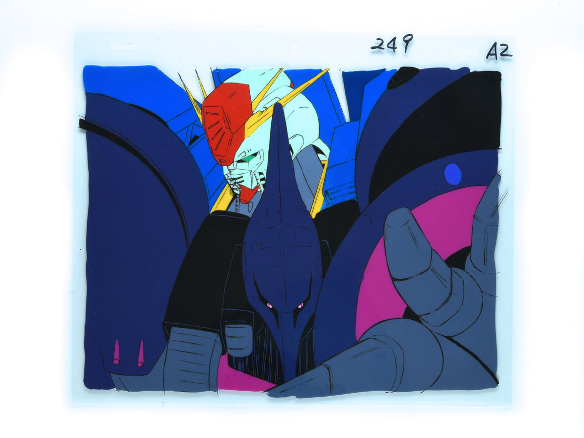 Mobile Suit Gundam ZZ - ZZ and Qubeley Mk II - 1-layer Production Cel