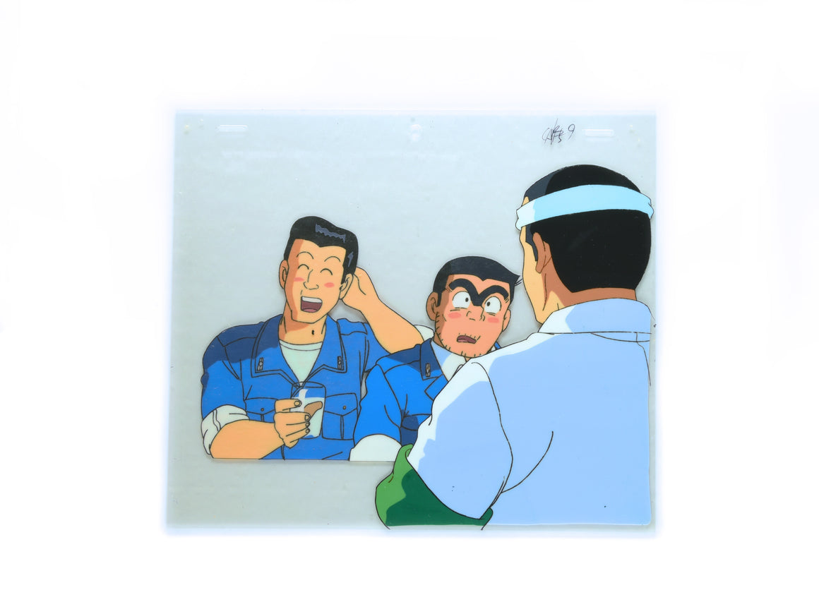 KochiKame: Tokyo Beat Cops - Ryo-san and Honda drinking in a yatai - Key Master Setup