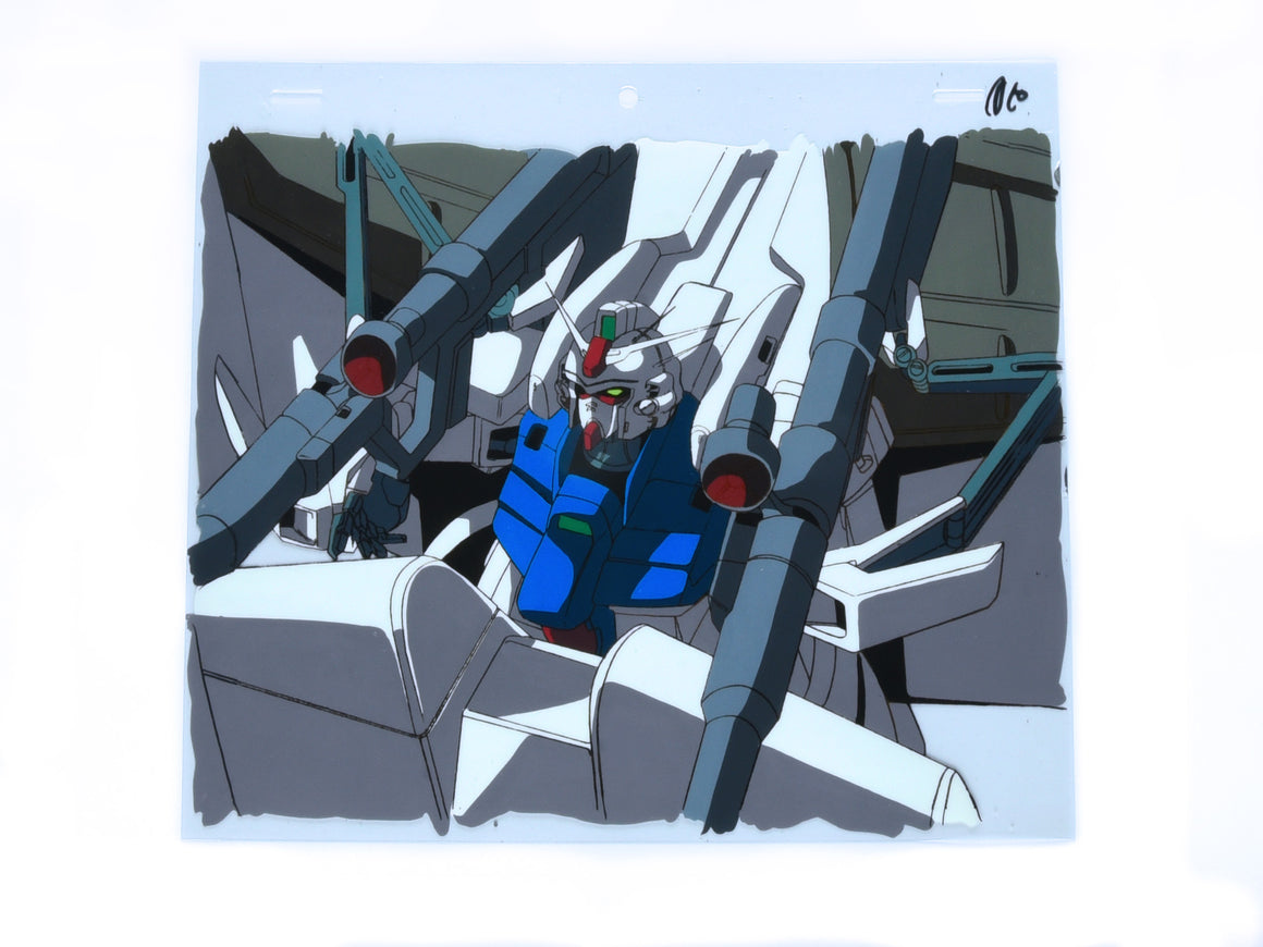 Mobile Suit Gundam 0083: Stardust Memory - RX-78GP03 Dendrobium - 1-layer Production Cel w/ Douga & Copy Background