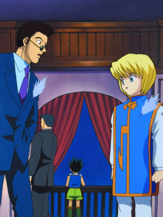 Hunter × Hunter - Gon, Kurapika, and Leorio at the Hunter Exam party - Pan-size Key Master Setup w/ Douga and Concept