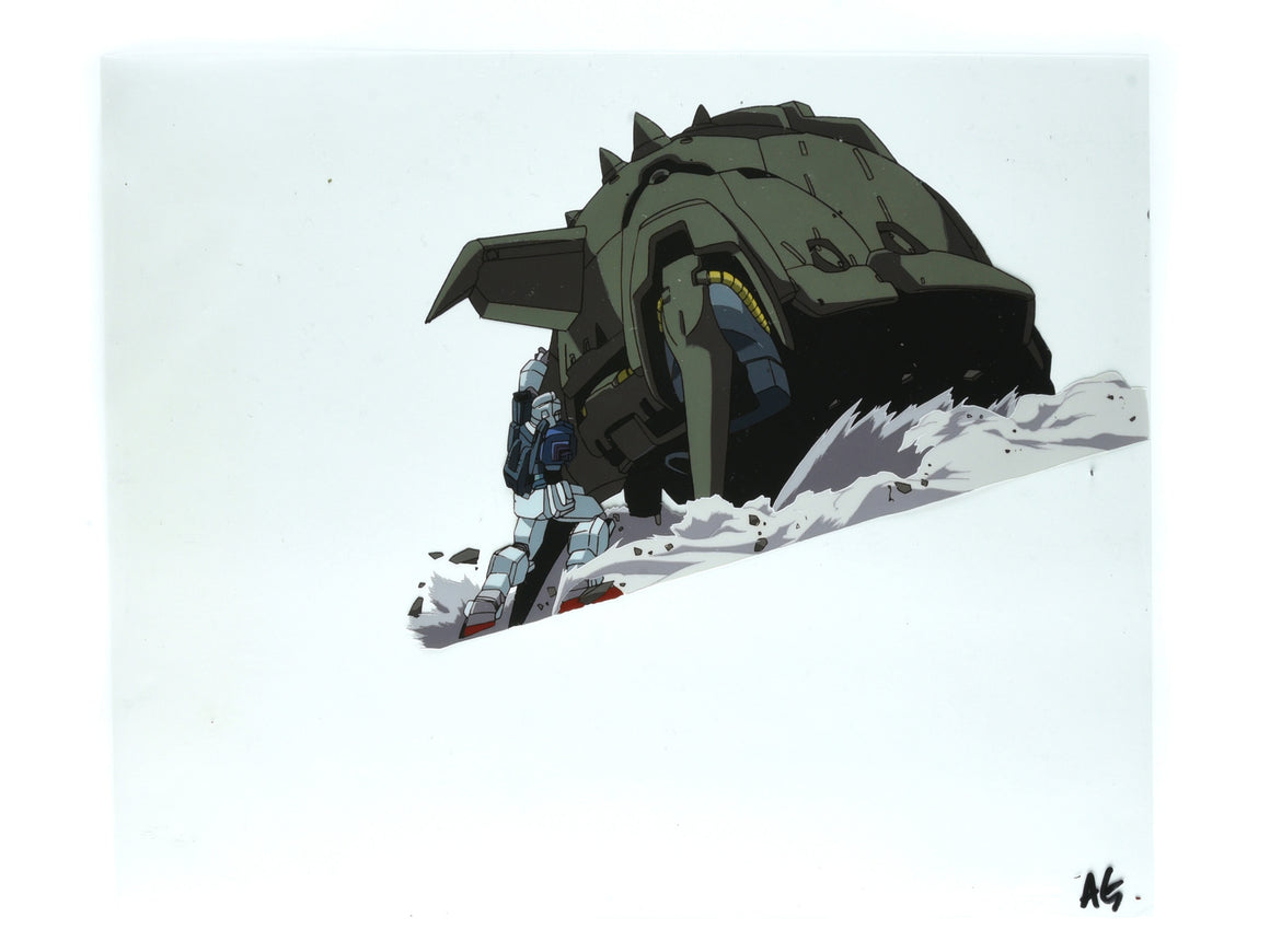 Mobile Suit Gundam The 08th MS Team - Apsaras II and Gundam - Pan-size 1-layer Production Cel