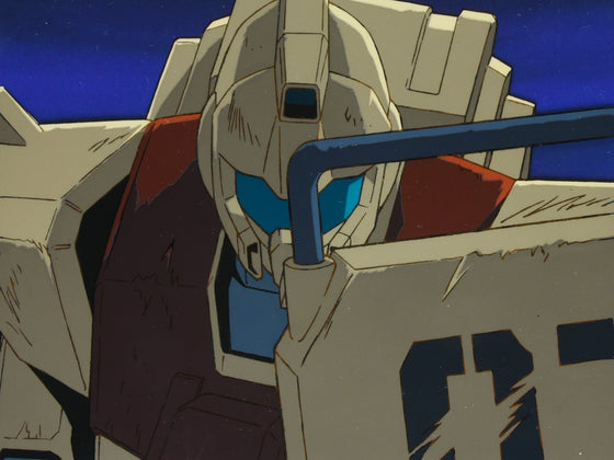 Mobile Suit Gundam The 08th MS Team - RGM-79[G] GM Ground Type - 1-layer Production Cel w/ Douga & Print Background