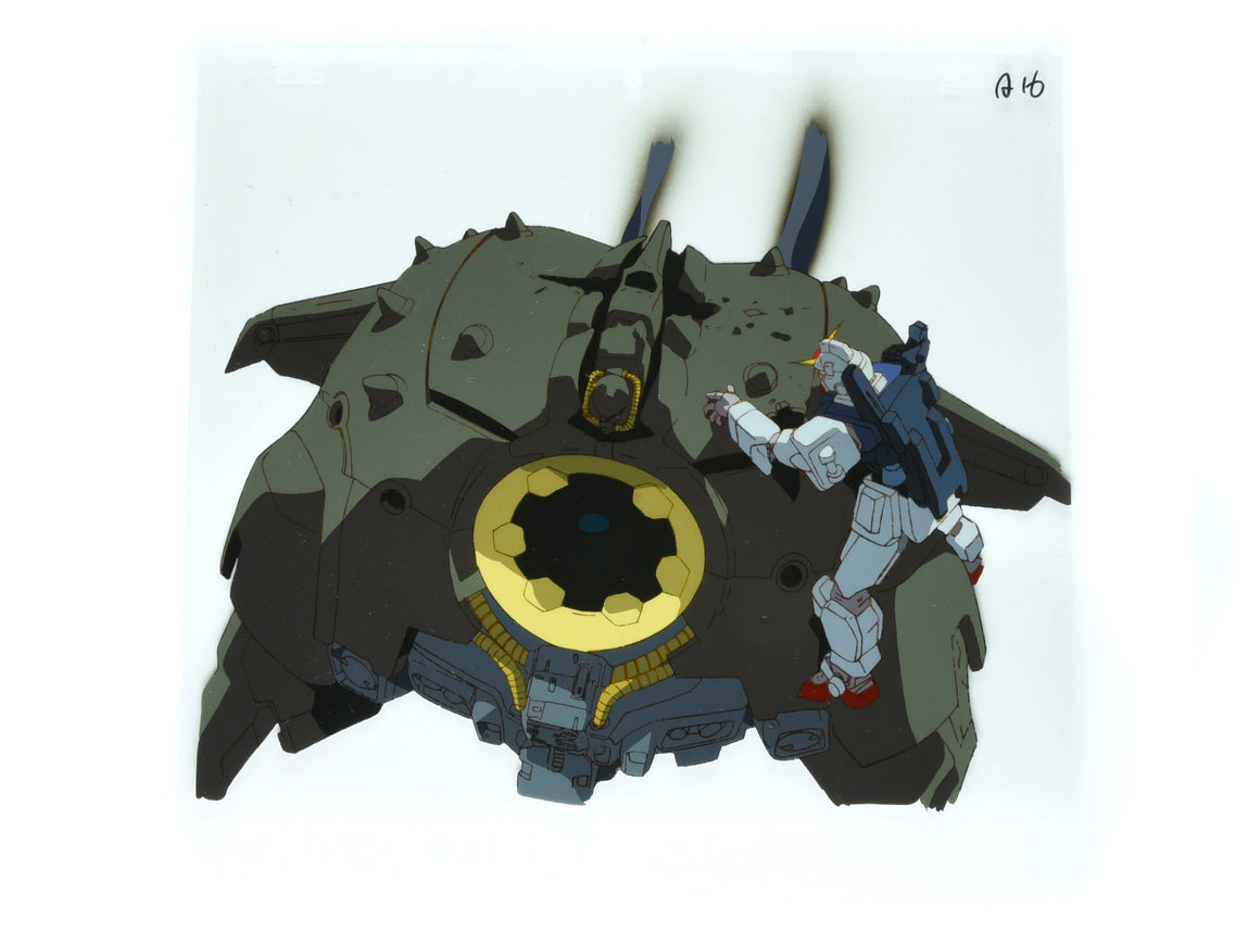 Mobile Suit Gundam The 08th MS Team - Apsaras II and Gundam - 1-layer Production Cel w/ Douga
