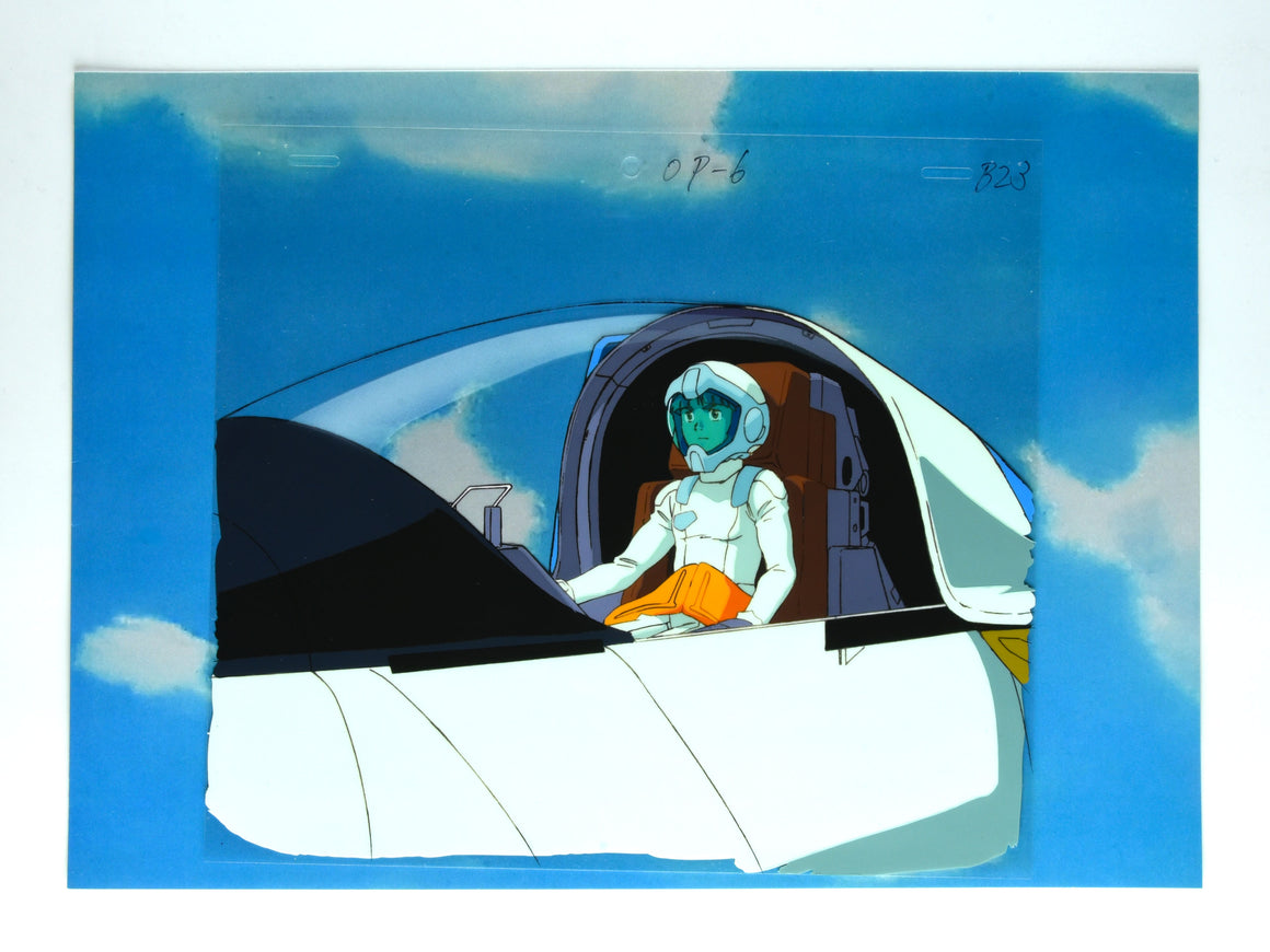 Mobile Suit Victory Gundam - Usso from OP theme song - 1-layer Production Cel w/ Copy Background