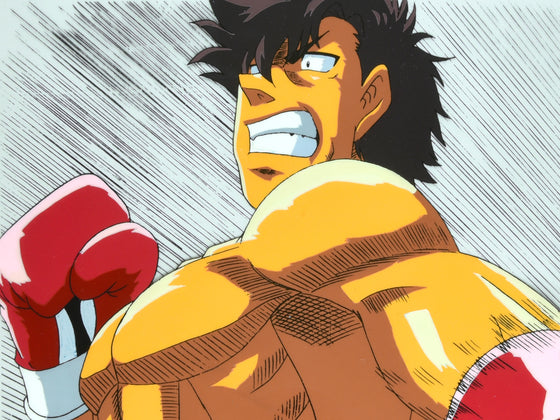 Hajime no Ippo - Sendo Takeshi - 2-layer Production Cel w/ Douga