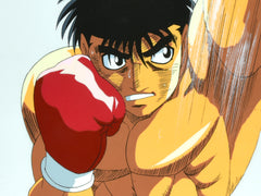 Hajime no Ippo - Ippo surprised - 2-layer Production Cel w/ Douga