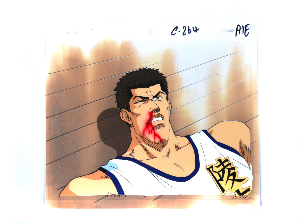 Slam Dunk - Uozumi bleeding after getting fouled by Sakuragi - Key Master Setup