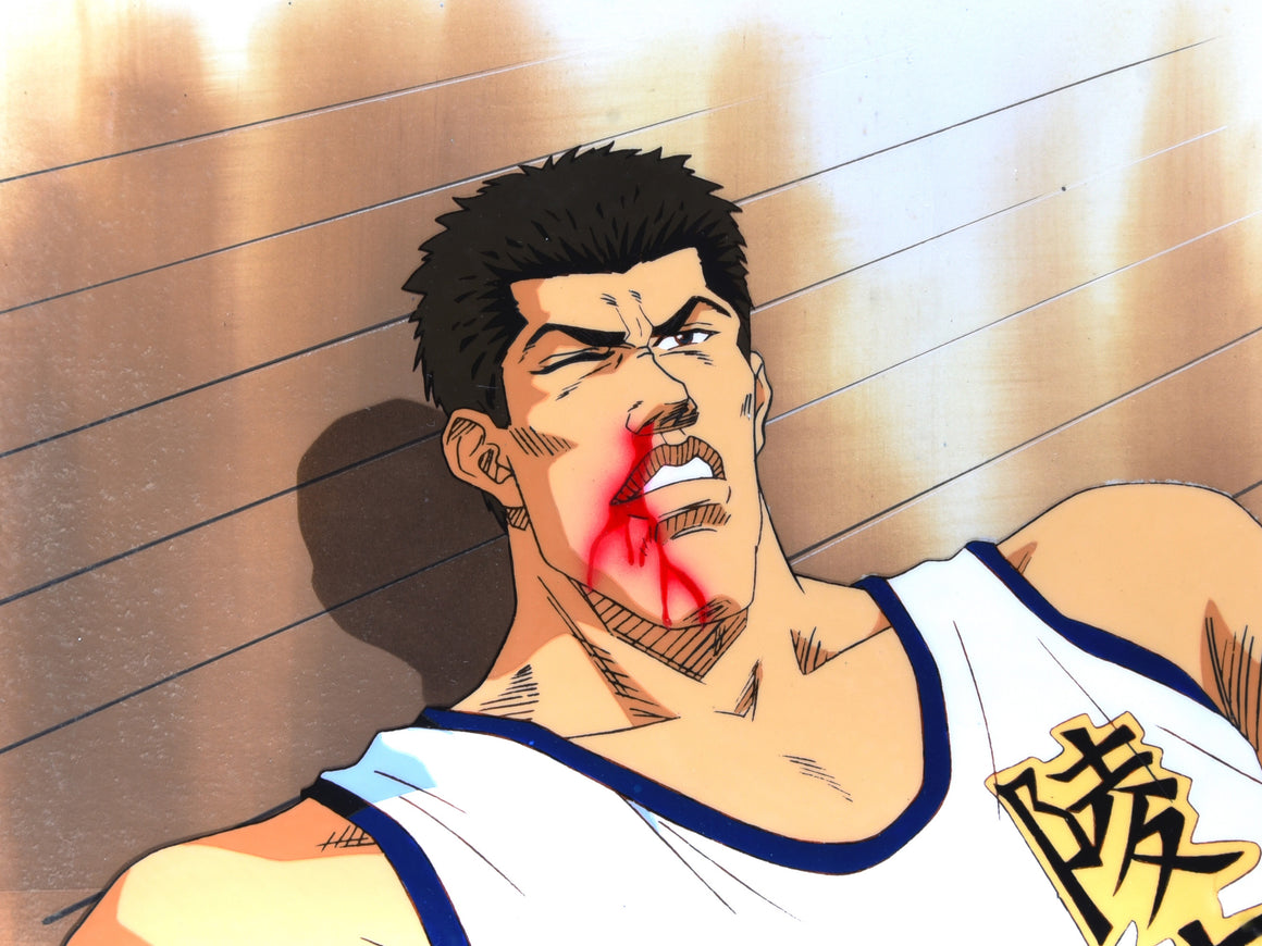Slam Dunk - Uozumi bleeding after getting fouled by Sakuragi - Key Master Setup