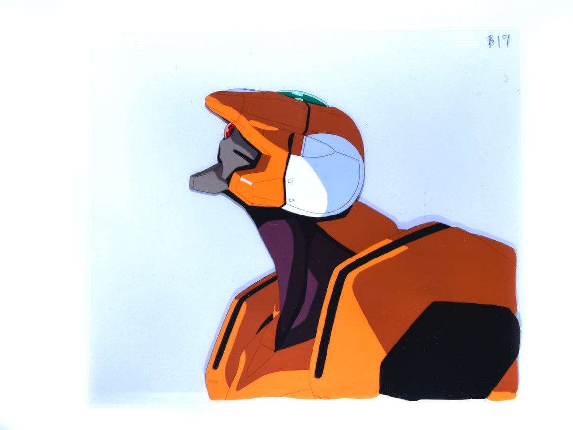 Neon Genesis Evangelion - Unit 00 about to lose control - 1-layer Production Cel w/ Hand-painted Background