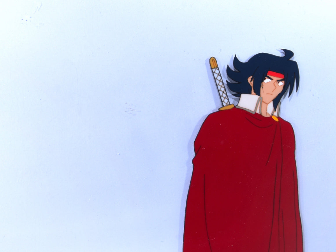 Mobile Fighter G Gundam - Domon with a Sword - 1-layer Production Cel w/ Douga