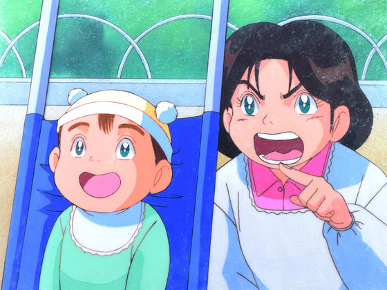 Super Radical Gag Family - Junko and Yuta at the park - Key Master Setup w/ Douga and Concept