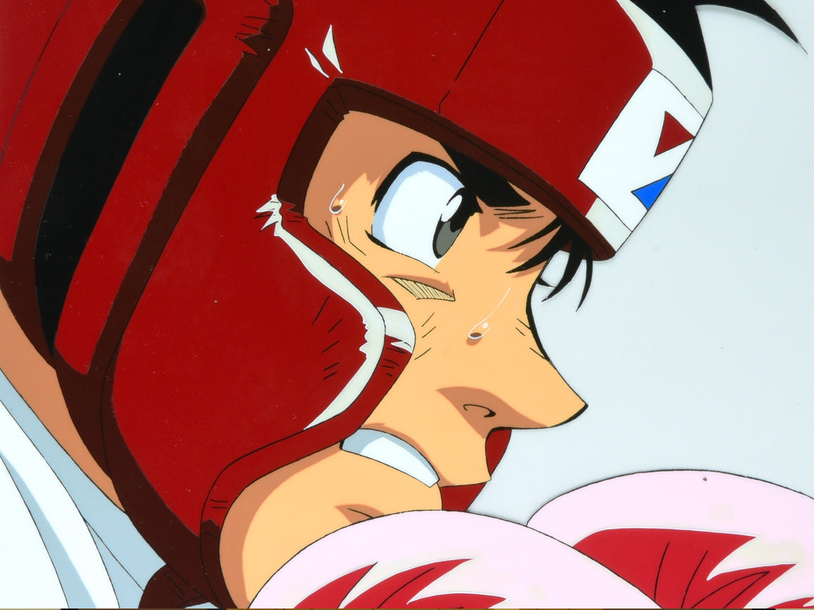 Hajime no Ippo - Ippo sparring close-up - 1-layer Production Cel w/ Douga