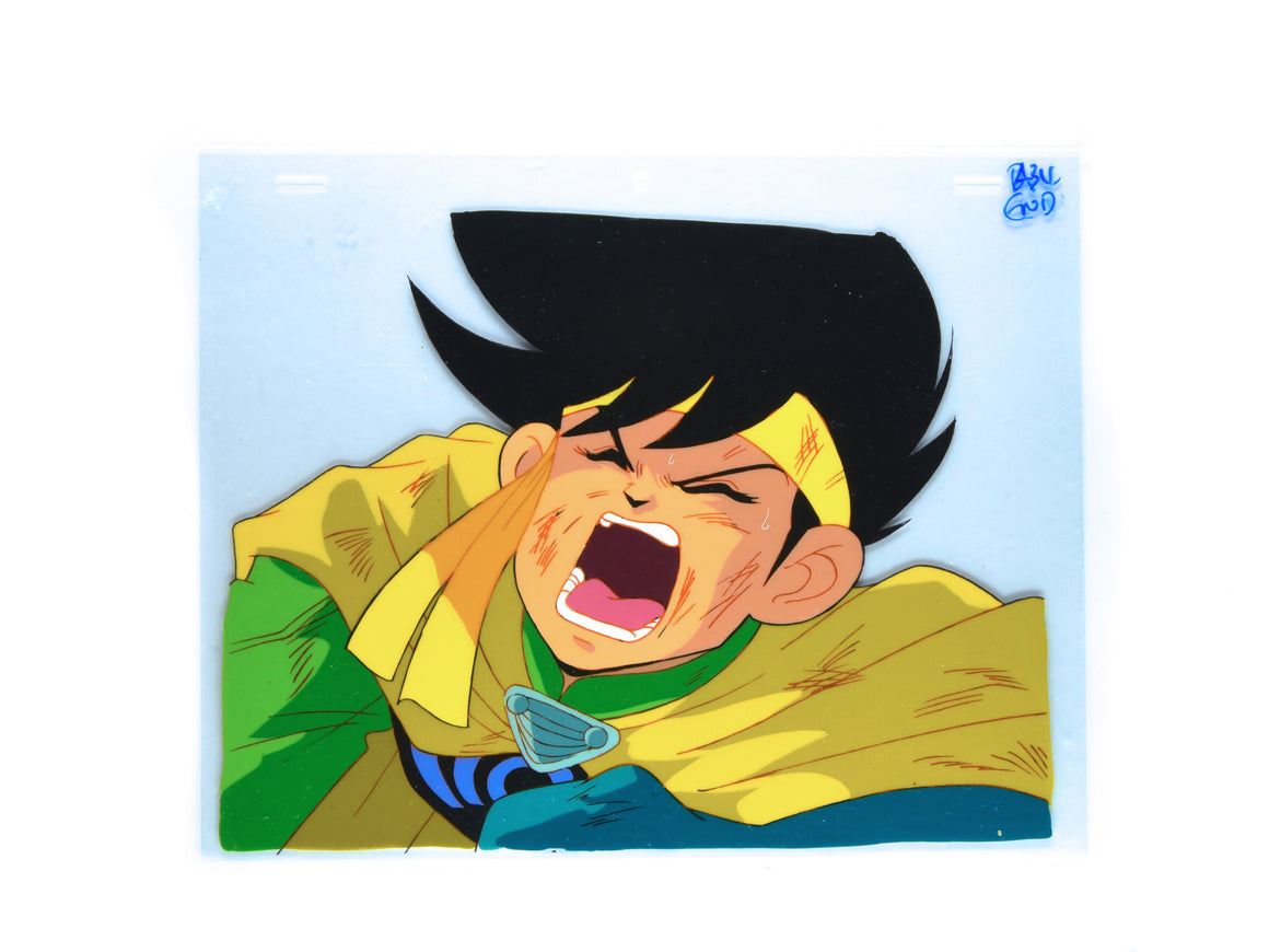 Dragon Quest: The Adventure of Dai - Pop screaming for help - 2-layer Production Cel
