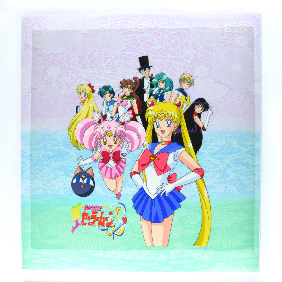 Sailor Moon - Playdia Game Cover Design - 2-layer Hanken Cel w/ Copy Background