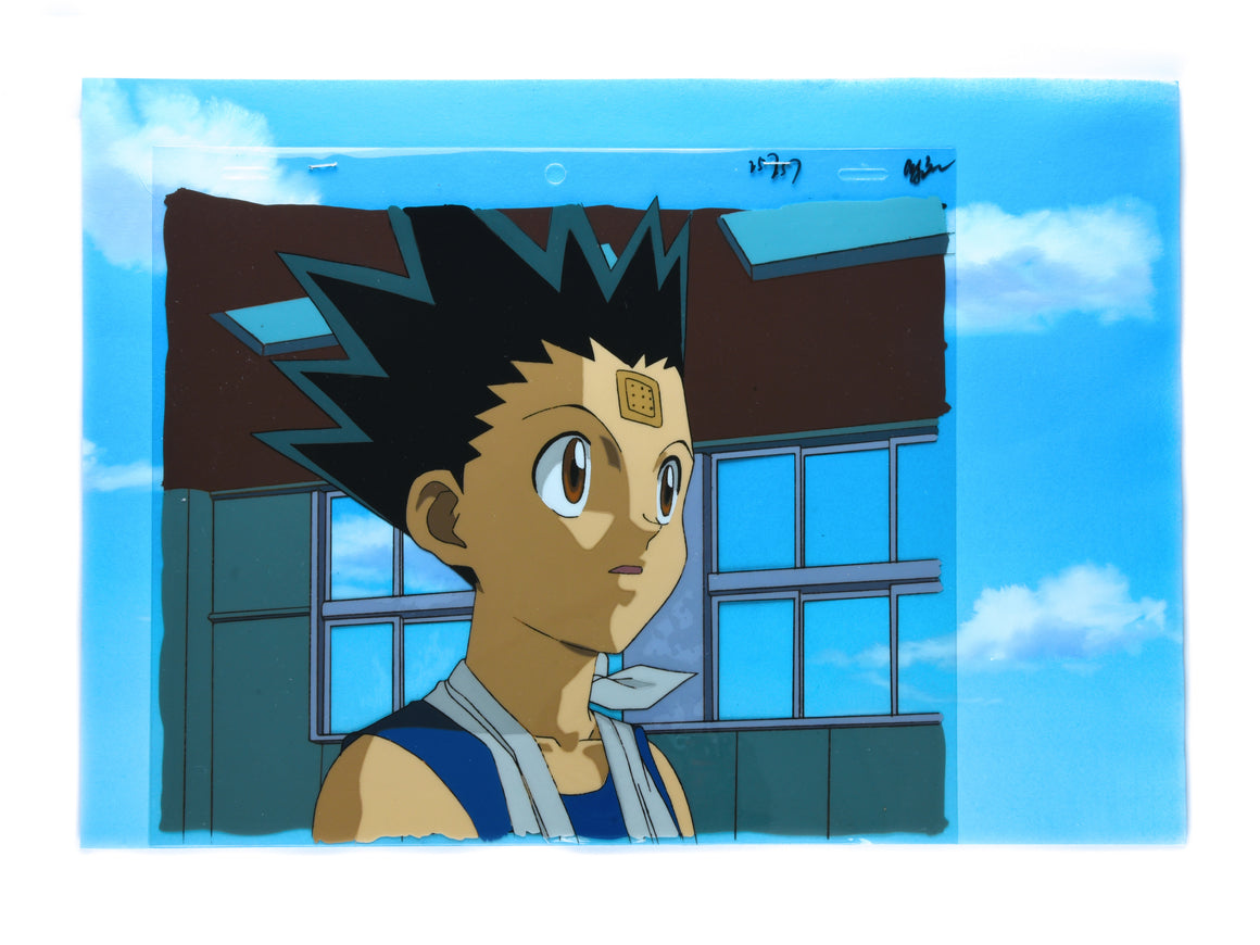 Hunter × Hunter - Gon after the Hunter Exam - 2-layer Production Cel w/ Matching Background