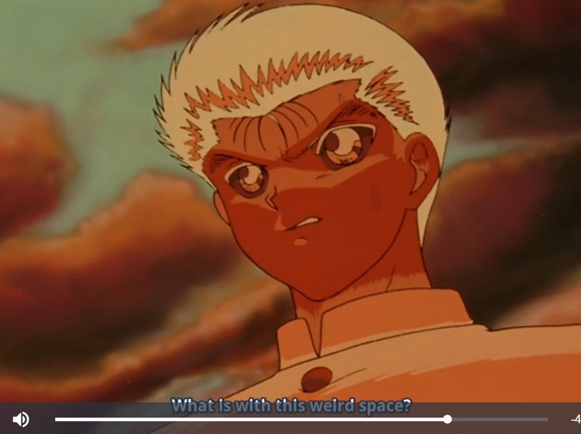Screenshots do OVA de Yu Yu Hakusho