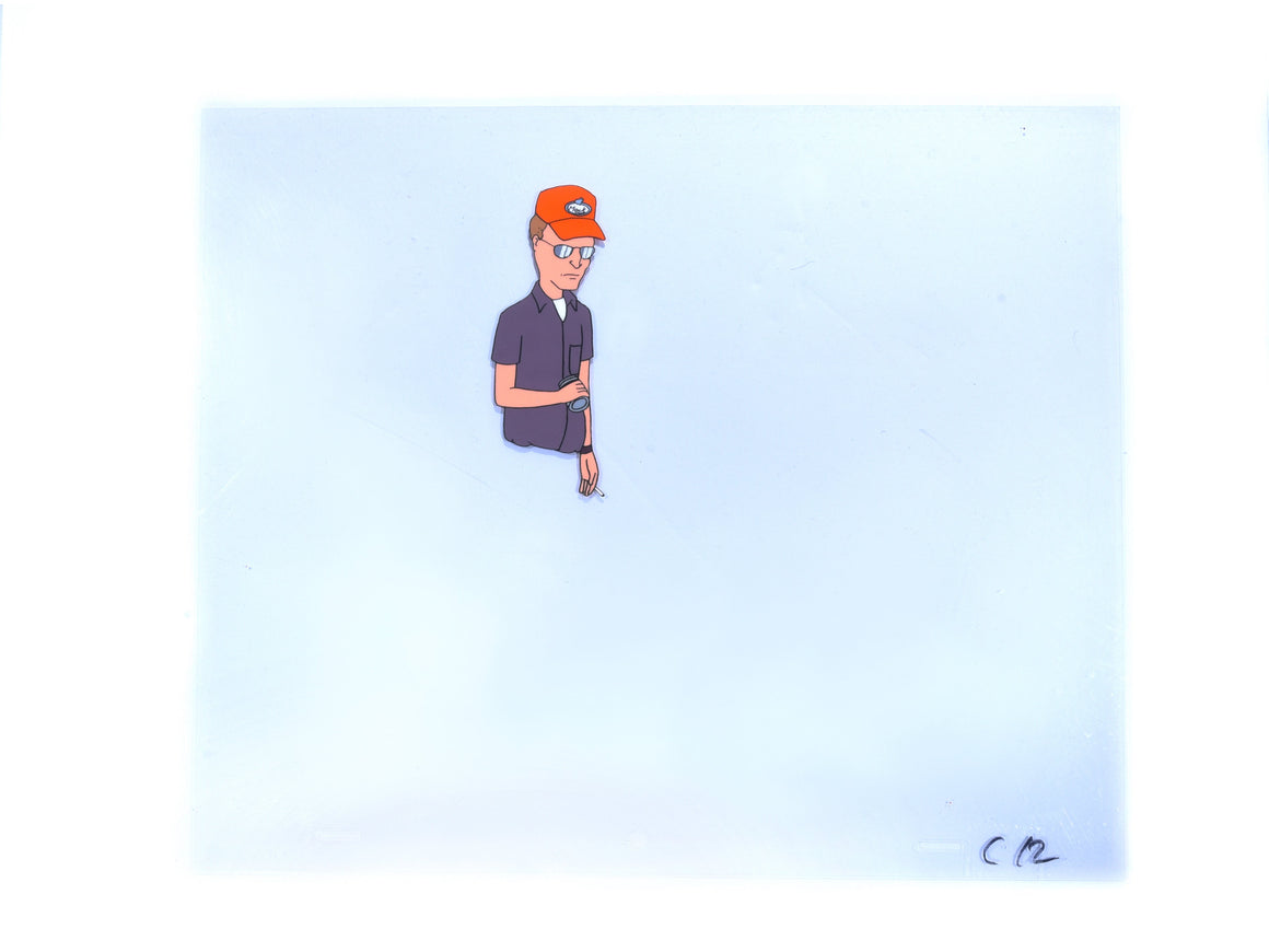 King of the Hill - At the alleyway w/ Luanne - 5-layer Production Cel w/ matching printed background