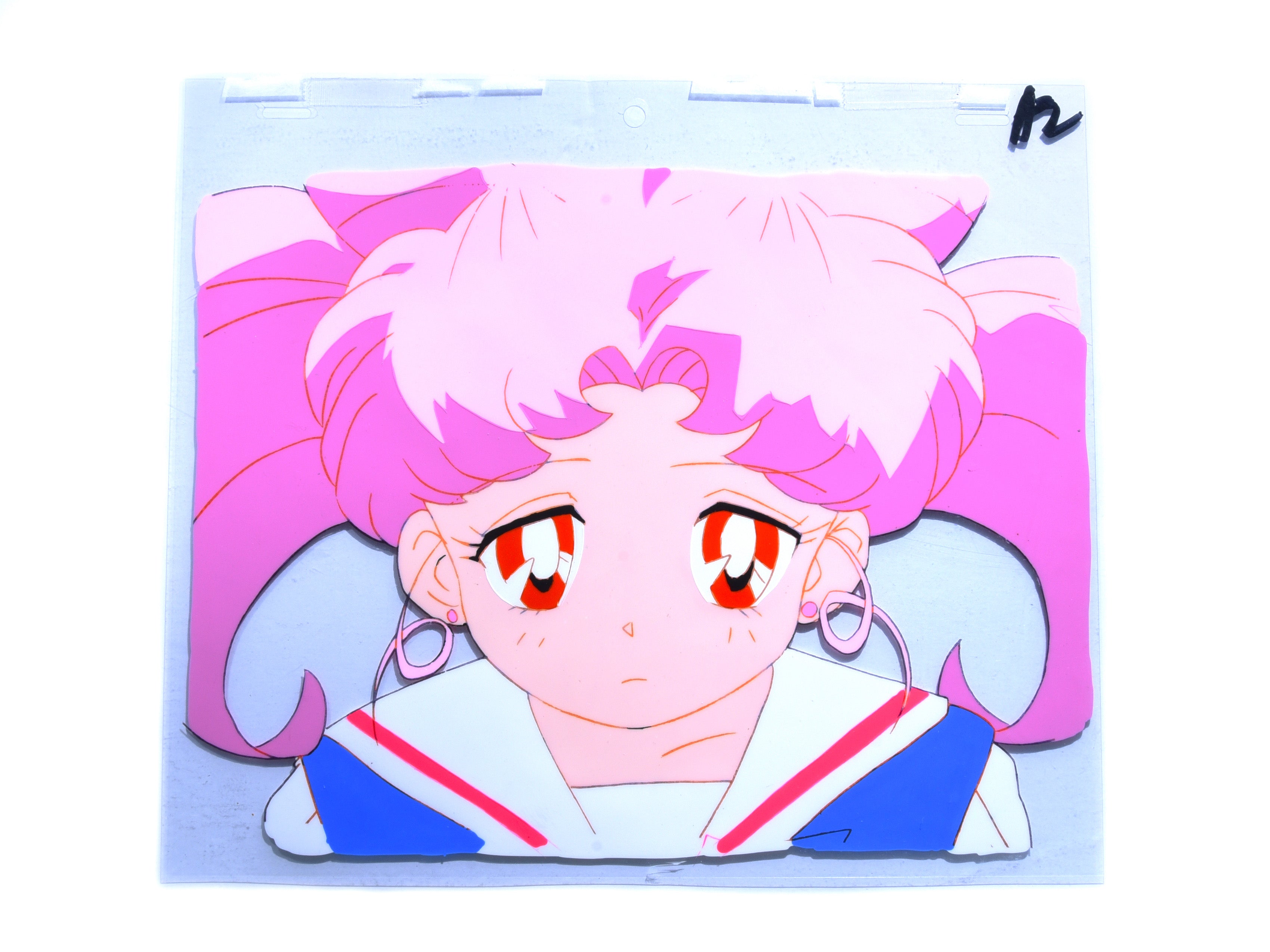 Sailor Moon Celluloid Cell Chibi Usa Original Saint-Sulpice Sailor Moon Celluloid Cell Chibi Usa Original Saint-Sulpice