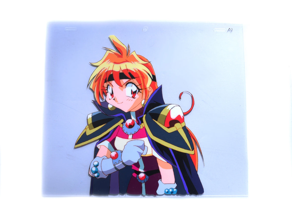 Slayers - Lina Inverse - 1-layer Production Cel w/ Printed Background