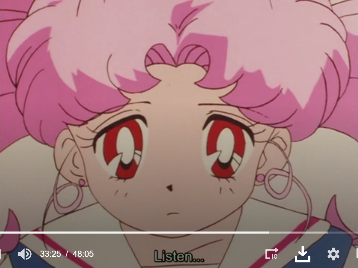 Sailor Moon - Chibi Usa - Key Master Setup w/ Douga Pencil Sketch and Cel Time Sheet