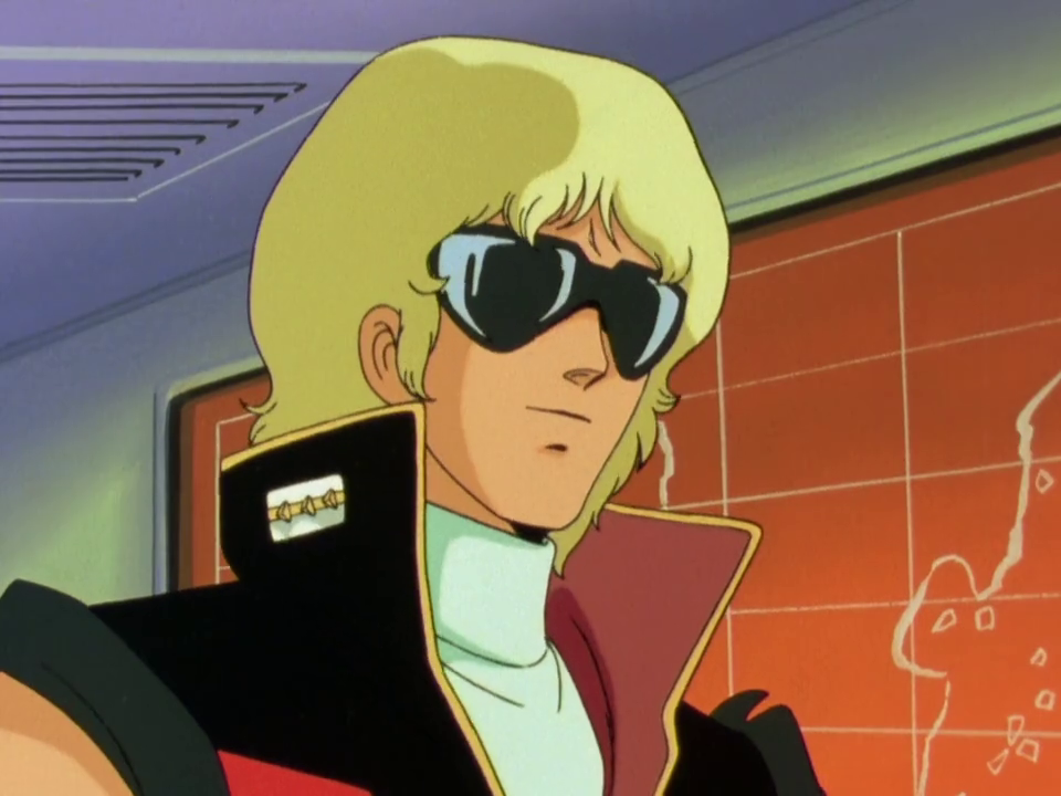 Mobile Suit Zeta Gundam - Char Aznable as Captain Quattro Bajeena  - 1-layer Production Cel